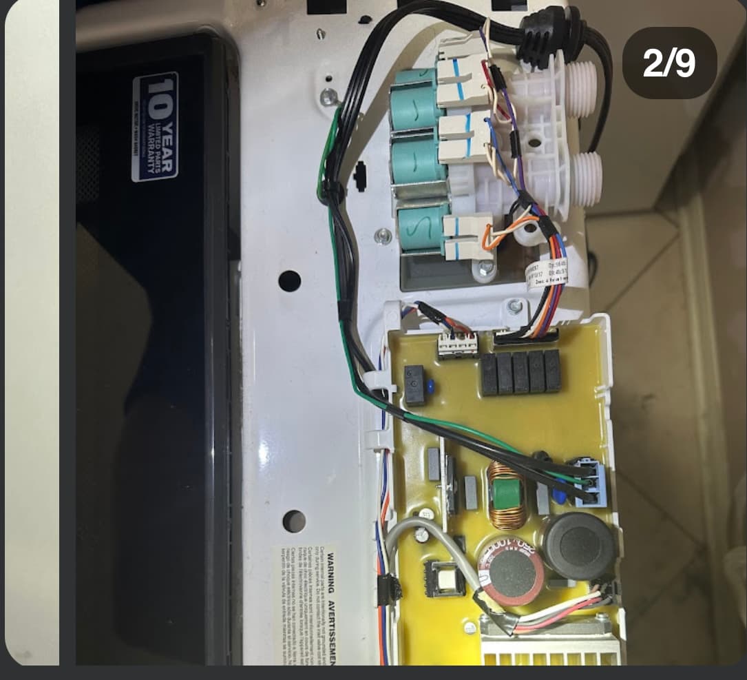 Maytag Bravos XL Washer, Start Button Not Responding, repair photo 2