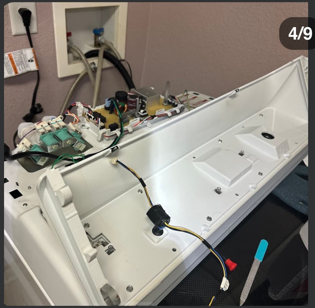 Maytag Bravos XL Washer, Start Button Not Responding, repair photo 4
