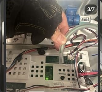 Whirlpool WTW4816FW3 Washer, Stuck in Drain Mode, repair photo 3