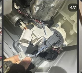 Whirlpool WTW4816FW3 Washer, Stuck in Drain Mode, repair photo 4
