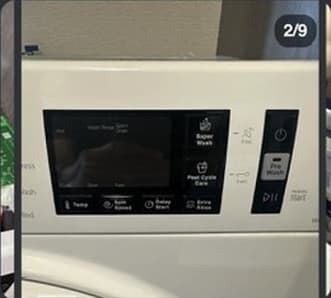 Splendide WFL1300XD RV Washer, Stuck in Diagnostic Loop, repair photo 2