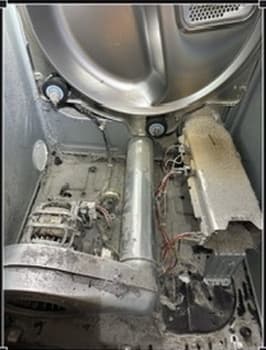 Kenmore Elite Dryer Repair, Runs But Won't Heat, repair photo 2