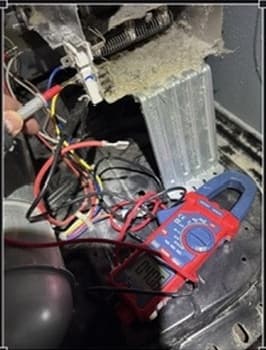 Kenmore Elite Dryer Repair, Runs But Won't Heat, repair photo 5