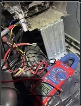 Kenmore Elite Dryer Repair, Runs But Won't Heat, repair photo 6
