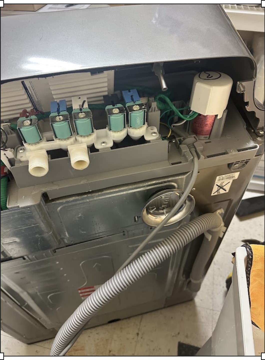 Samsung Washer Overfilling, Water Won't Shut Off, repair photo 2